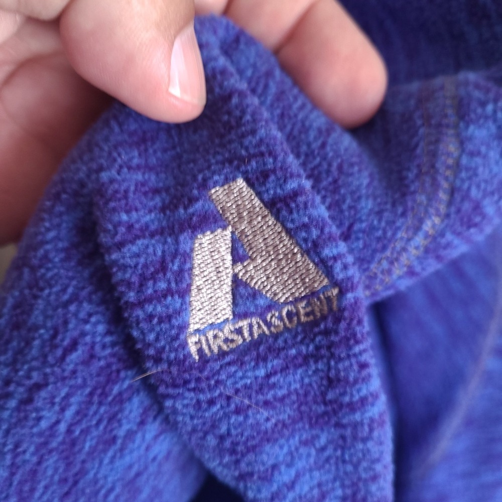 Eddie Bauer Sweater Jacket Mens XL Blue First Ascent Fleece‎ 1/4 Zip Pullover - Picture 5 of 13